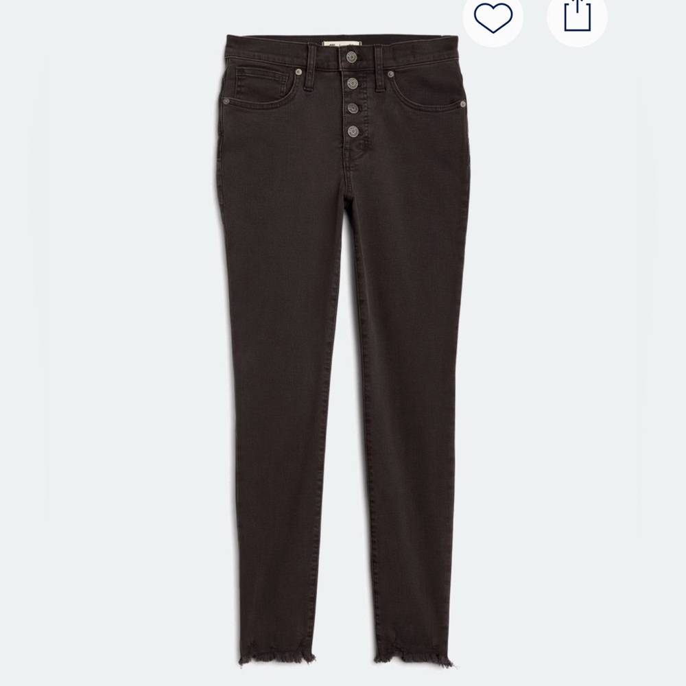 Madewell Women's Black Straight Leg Jeans